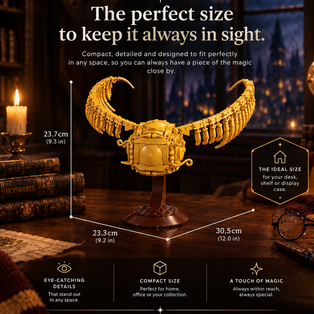 Golden Snitch Building Set – 371 Pieces